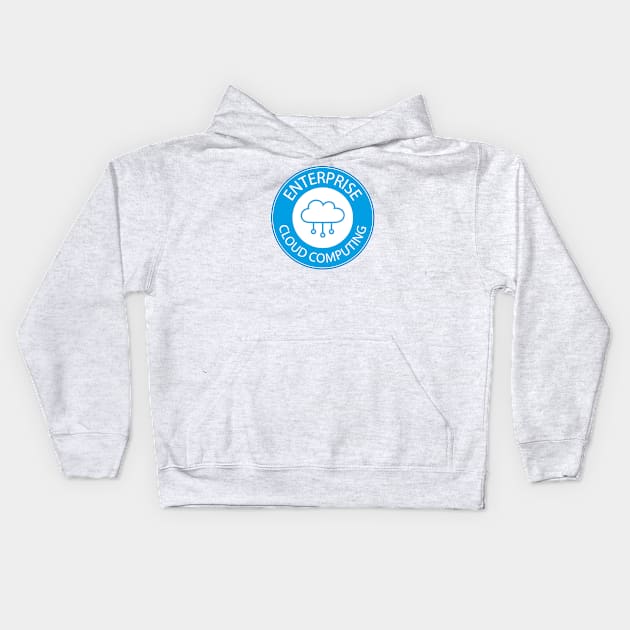 Enterprise Cloud Computing Kids Hoodie by Incognito Design